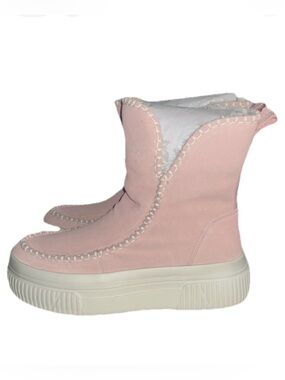 NWT J/SLIDES ELY Pink Suede Boot